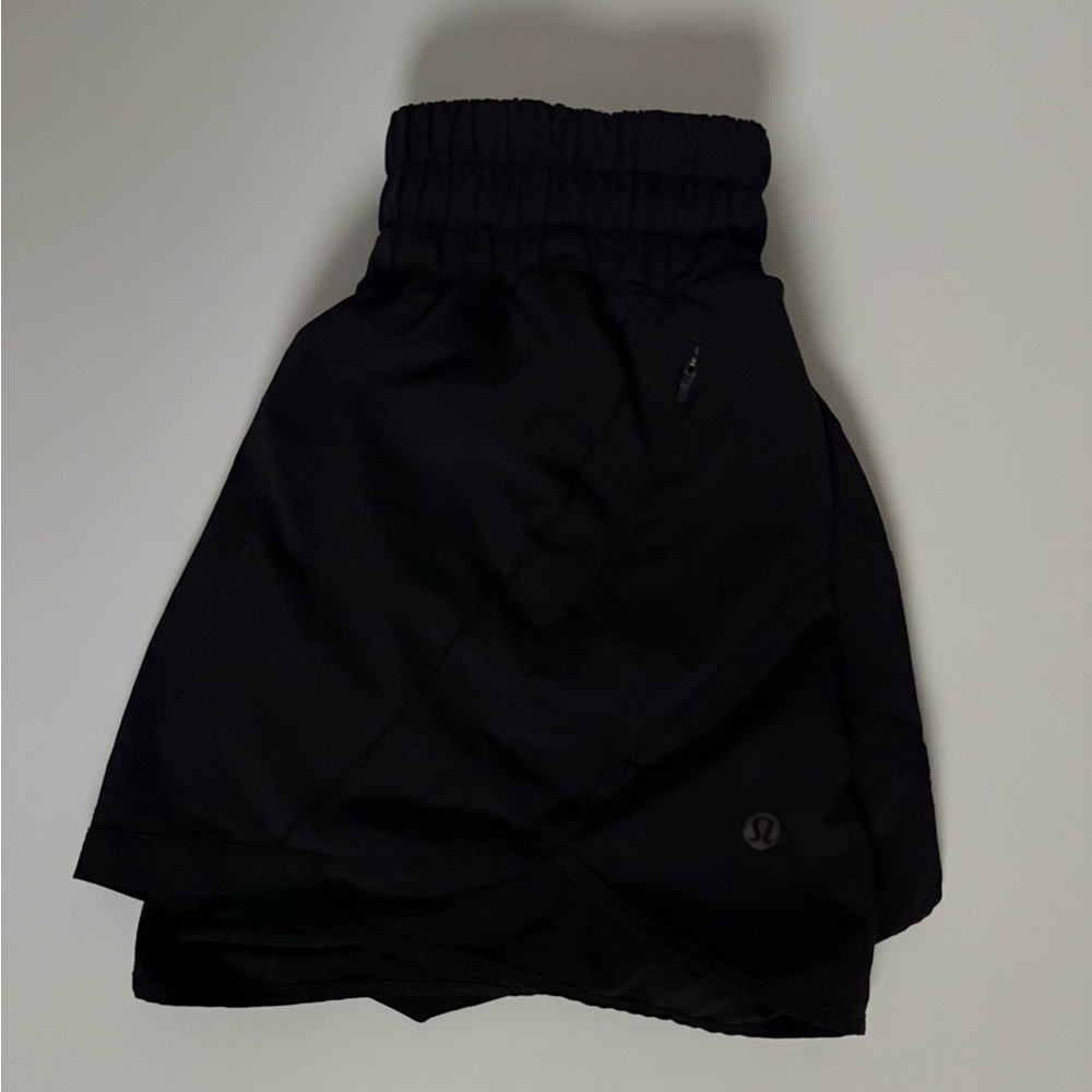Lululemon Athletica Black Wrap Skirt